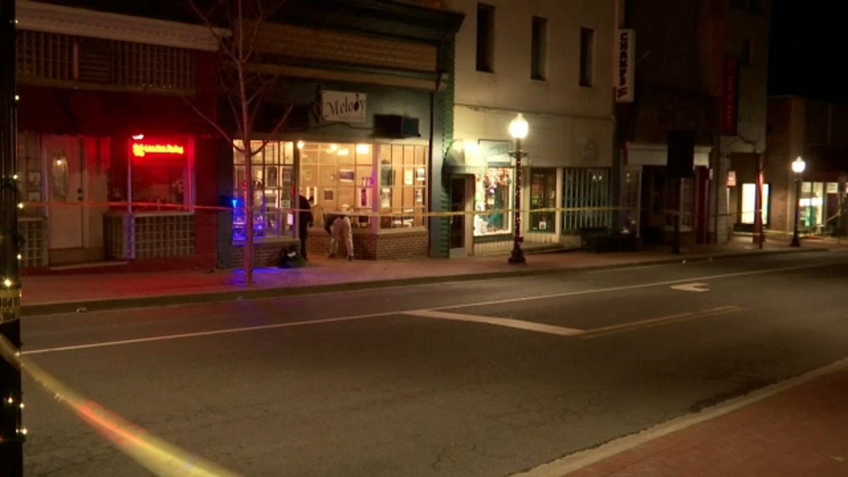 Shots were fired at the Melody Hookah Lounge, in downtown Blacksburg, Virginia, a short walk from Virginia Tech University's campus, around midnight on Saturday, Feb. 5, 2022, Blacksburg Police said.