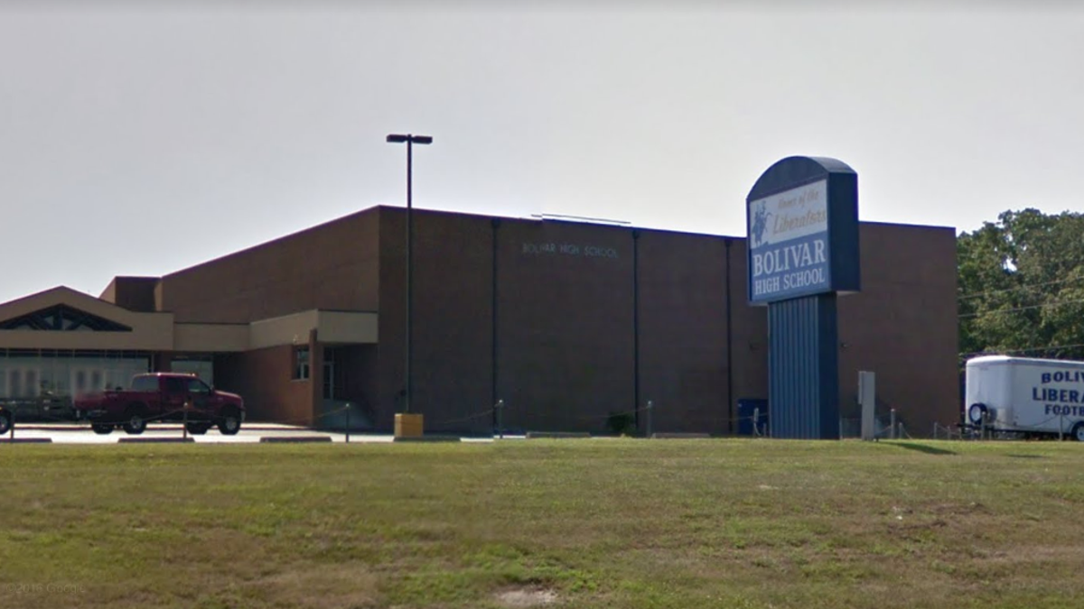 Bolivar High School in Missouri (Google Maps)