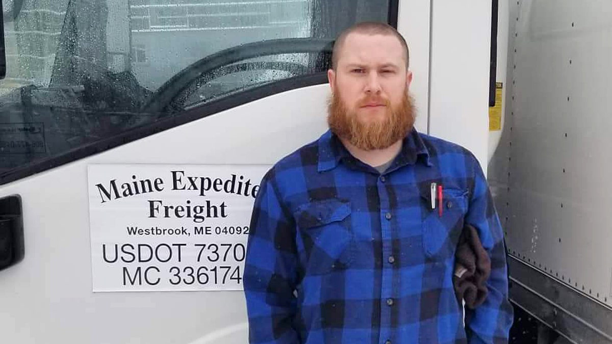 Maine Expedited Freight group driver Brian Ilsley supports the Canada Freedom Convoy. 