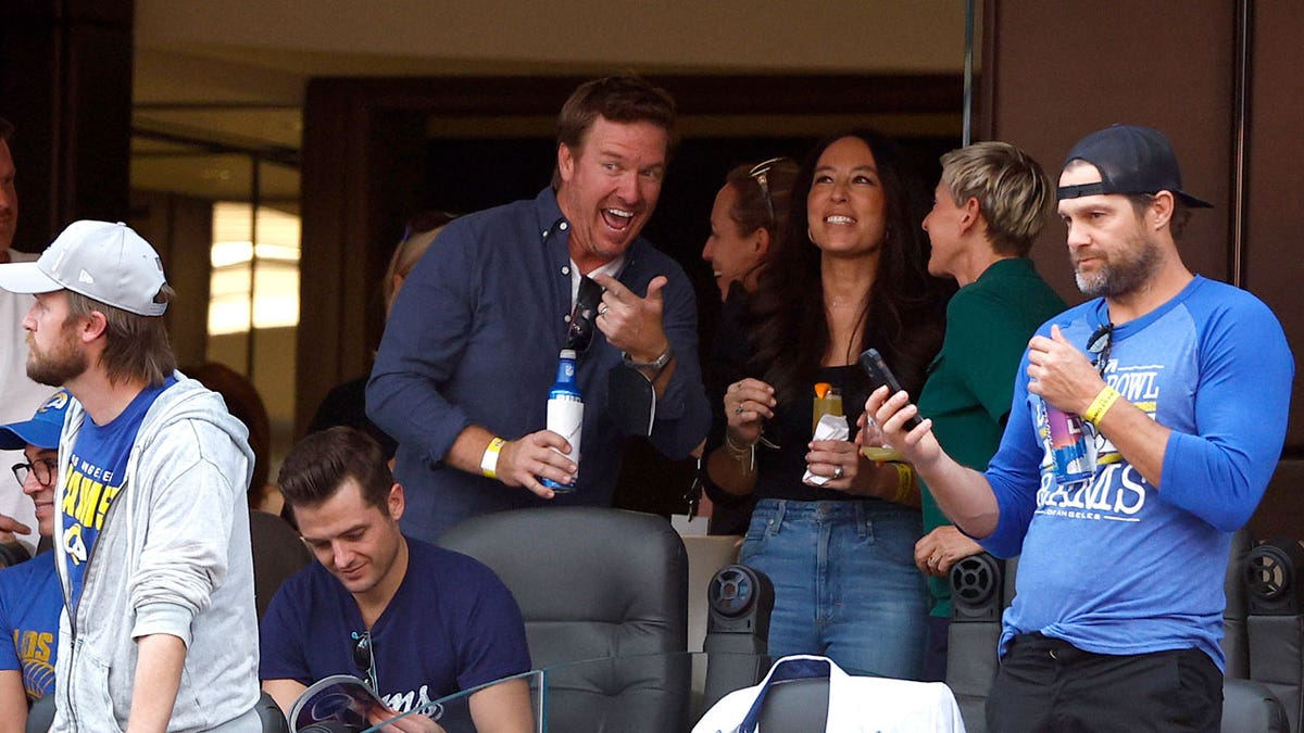 Chip and Joanna Gaines enjoy Super Bowl LVI.