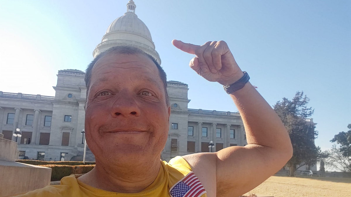 Bob Barnes is cycling to all 50 U.S. state capitals this year