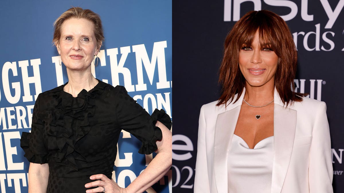 Cynthia Nixon and Nicole Ari Parker responded to Meghan McCain's criticism that the "Sex and the City" reboot "And Just Like That" was too "woke."