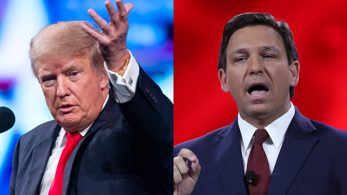 Donald Trump and Ron DeSantis