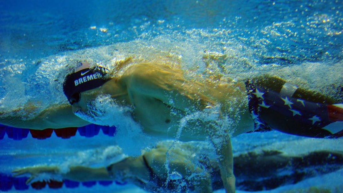 Eli Bremen competes in the 2008 Olympics in Beijing.