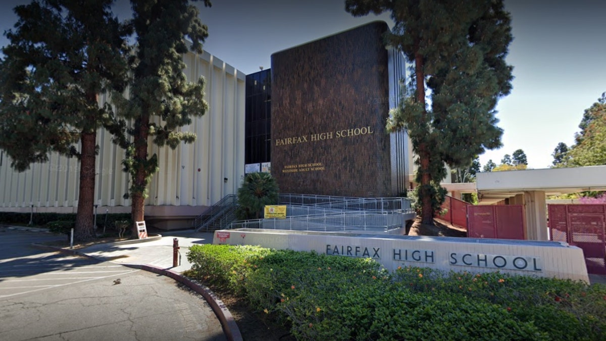 Fairfax High School in LA (Google Maps)