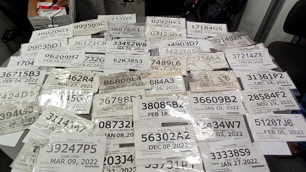 The Dallas Police Department seized 42 license plates in one day, during a 3-day operation.