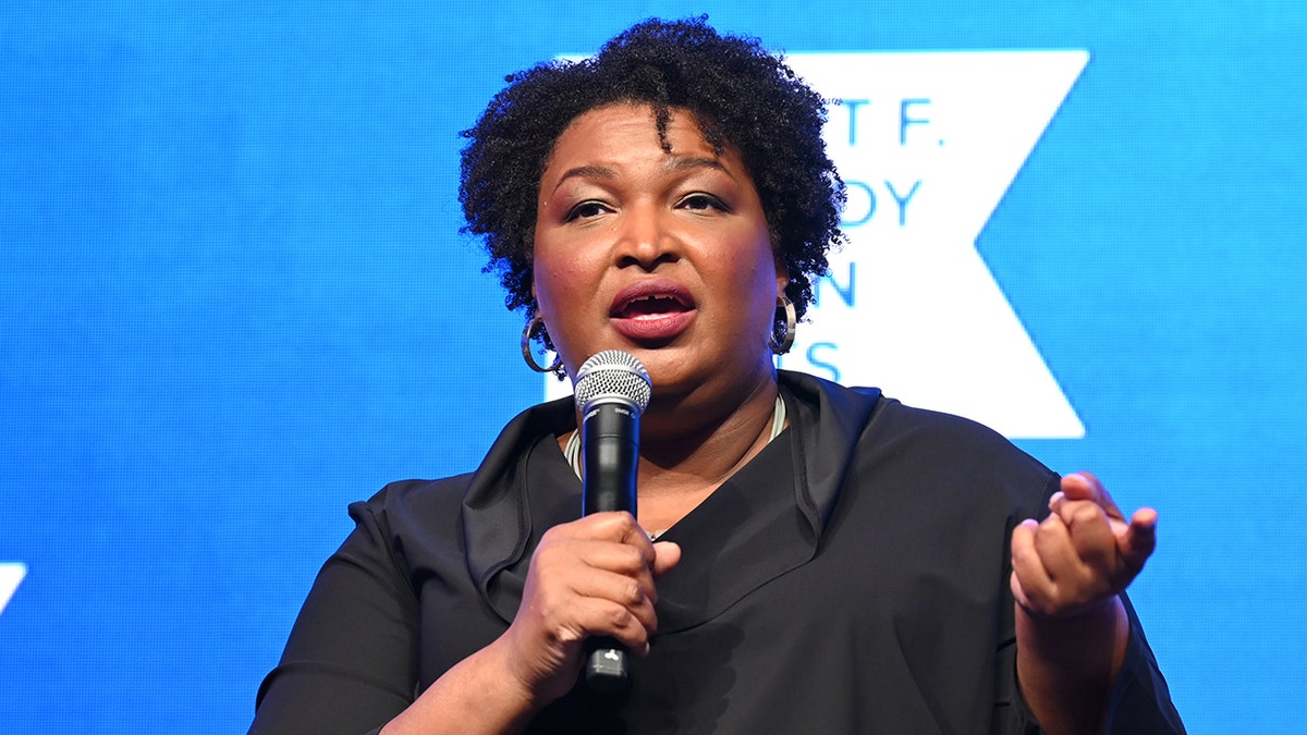 Stacey abrams during Robert F Kennedy event gala in new york city