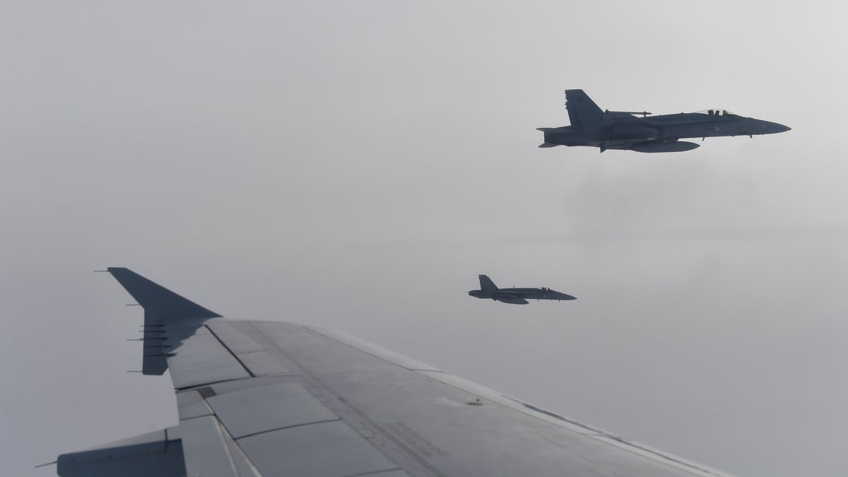 Finnish Air Force F-18s
