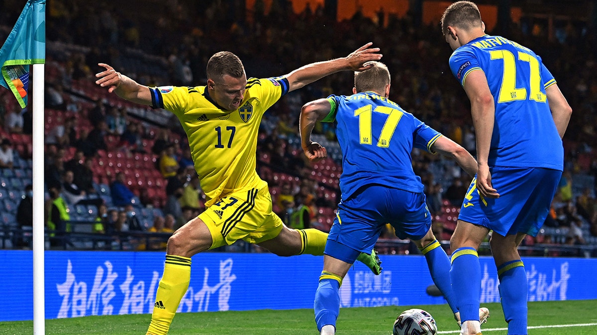 Soccer Sweden Ukraine