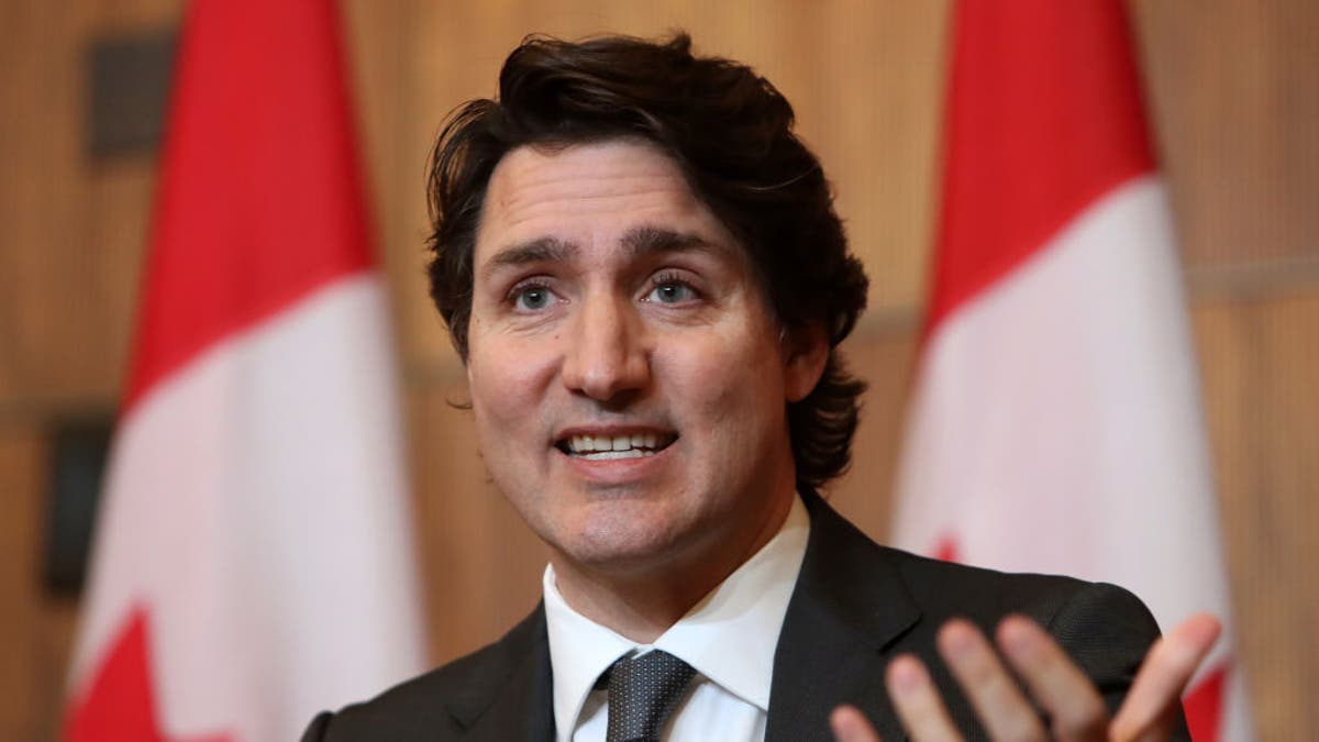 Justin Trudeau, Canada's prime minister, speaks during a news conference in Ottawa, Ontario, Canada
