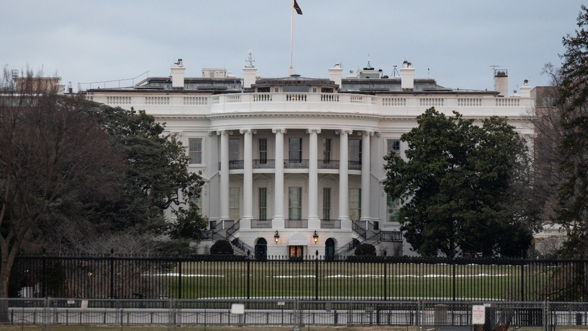 The White House in Washington, D.C., U.S., on Tuesday, Jan. 18, 2022. The Senate returns today to take up Democrats' voting rights and election-overhaul legislation, a likely doomed effort amid party disunity over changing longstanding Senate rules. Photographer: Eric Lee/Bloomberg