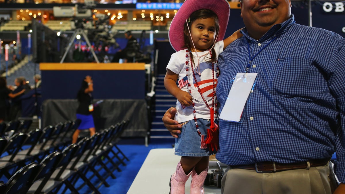 Texas legislator Ryan Guillen and daughter