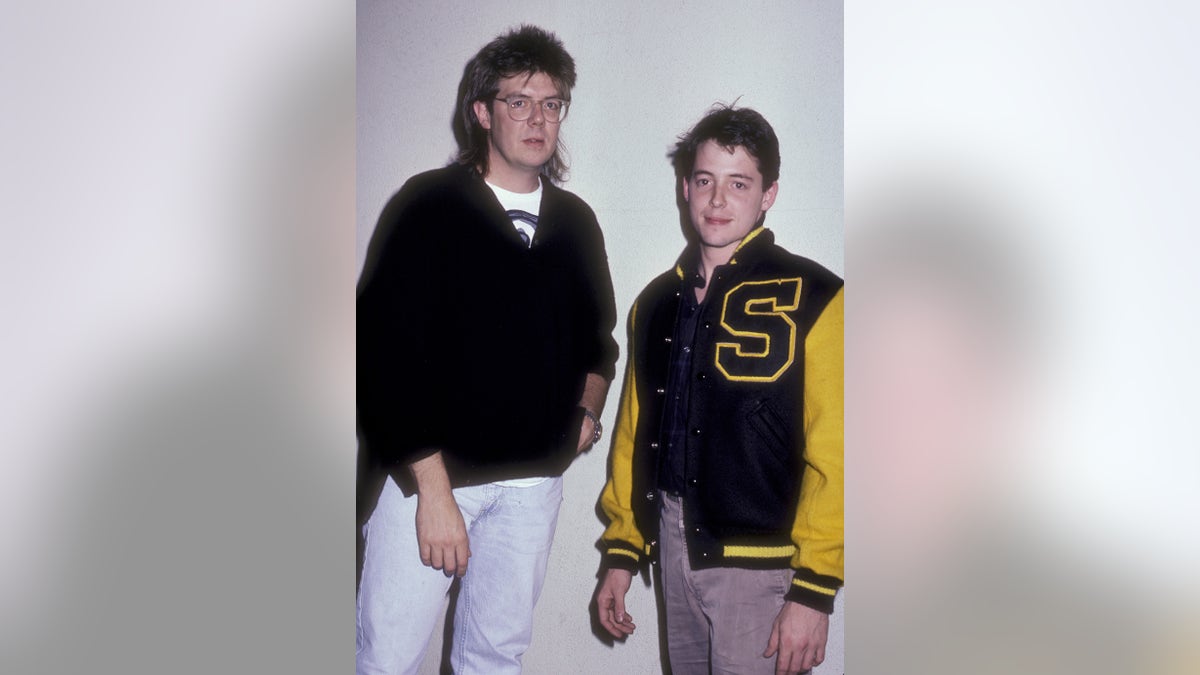 John Hughes and Matthew Broderick 