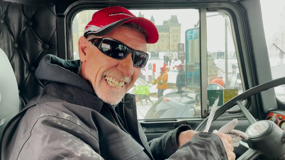 Canadian trucker Wendell Thorndyke says he has no plans on leaving Ottawa.