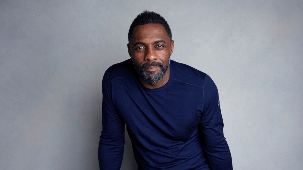 Idris Elba smiling