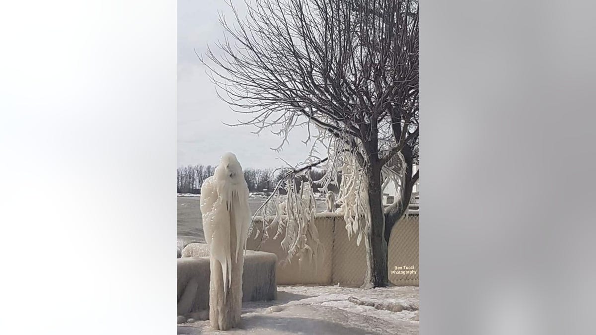 Man finds terrifying ice figure of ‘GRIM REAPER’ outside home – and people say it's 'the stuff of nightmares'