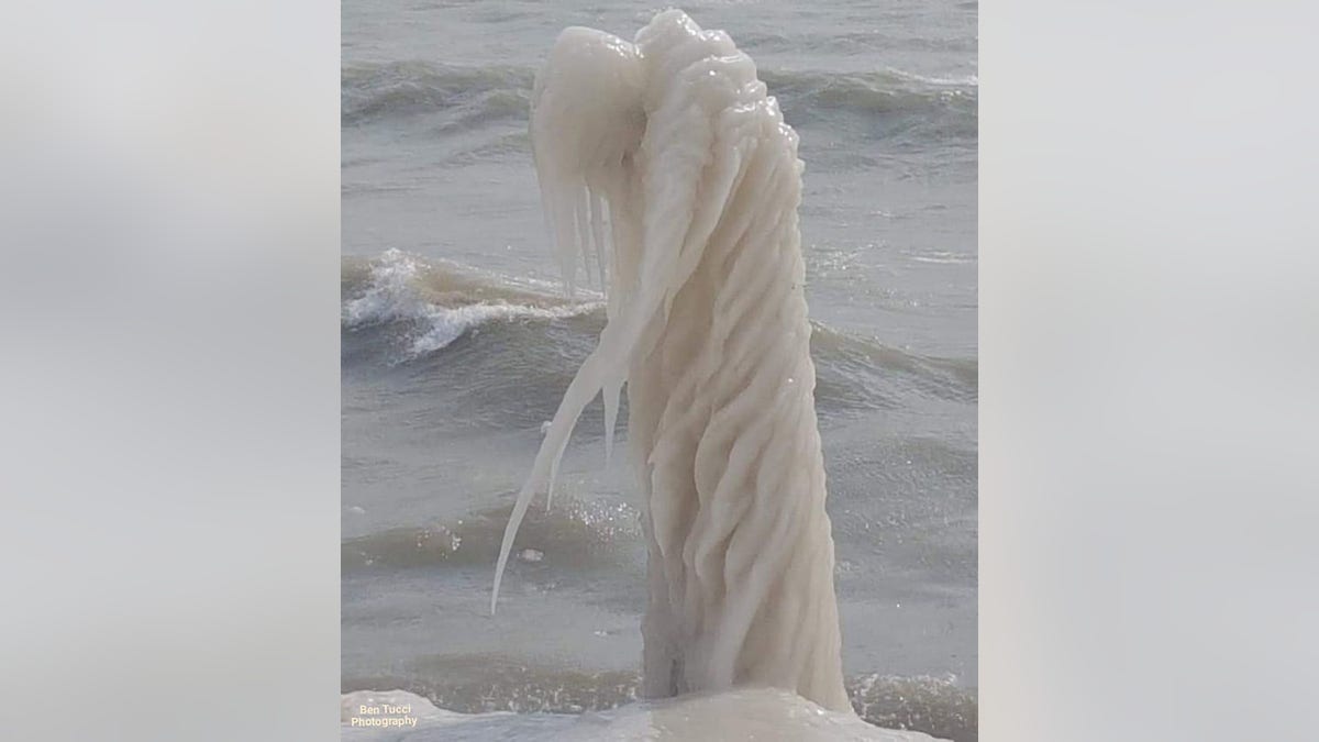 Man finds terrifying ice figure of ‘GRIM REAPER’ outside home – and people say it's 'the stuff of nightmares'