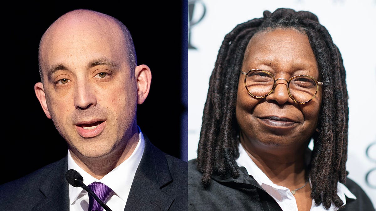 Jonathan Greenblatt and Whoopi Goldberg