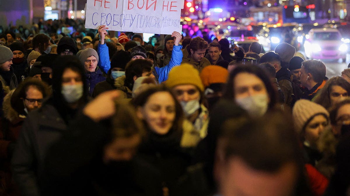 Moscow Ukraine Protest
