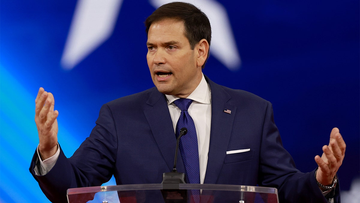 Marco Rubio speaking at CPAC 