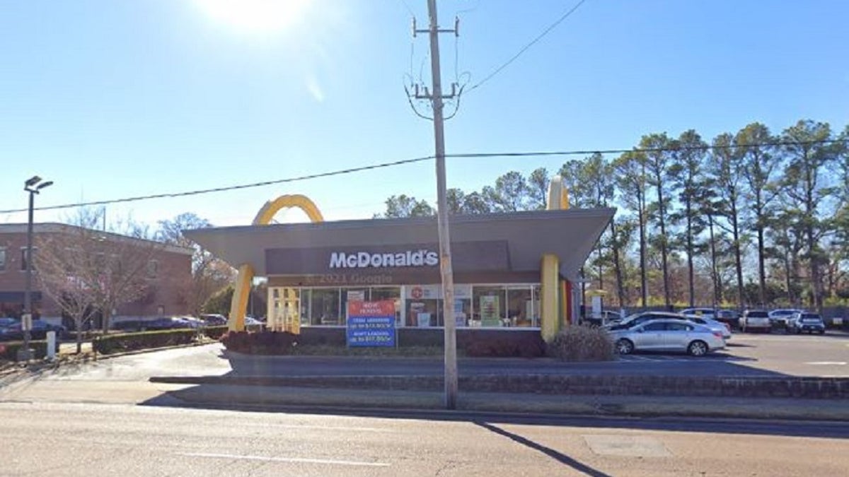 The Memphis, Tennessee McDonald's location where Charles Connors allegedly opened fire. 