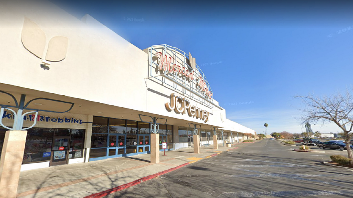 The smash-and-grab robbery targeted the Merced Mall on Tuesday in Merced, Calif., police say.
