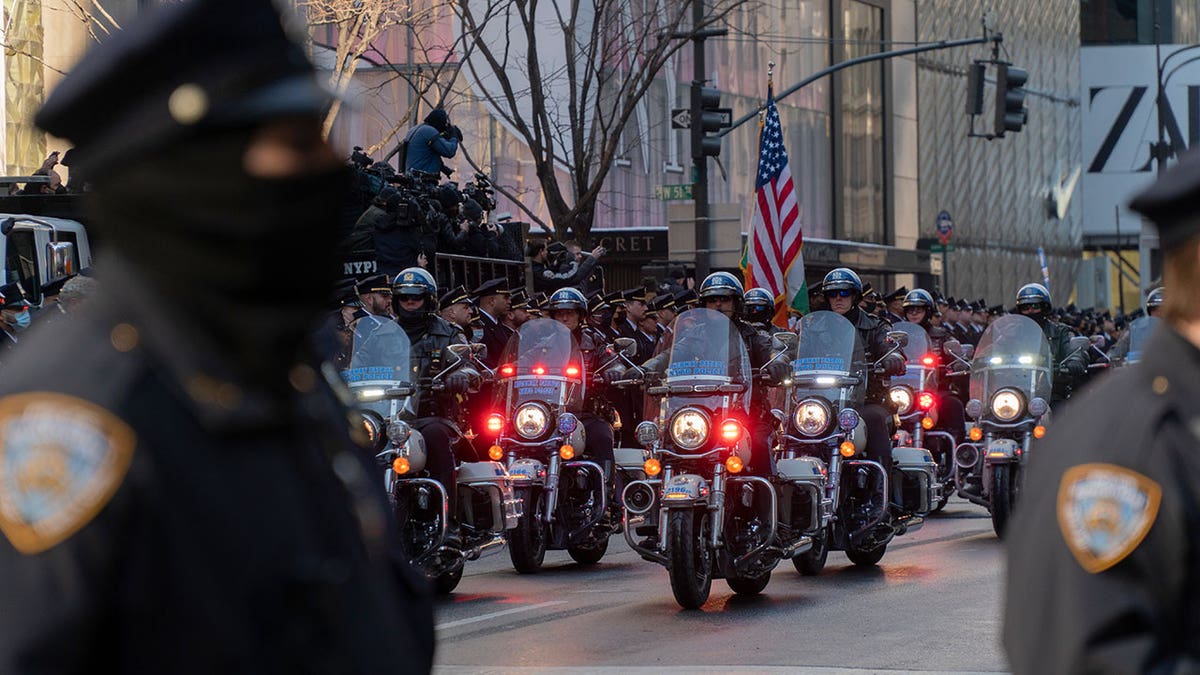 NYPD wake for Wilbert Mora 