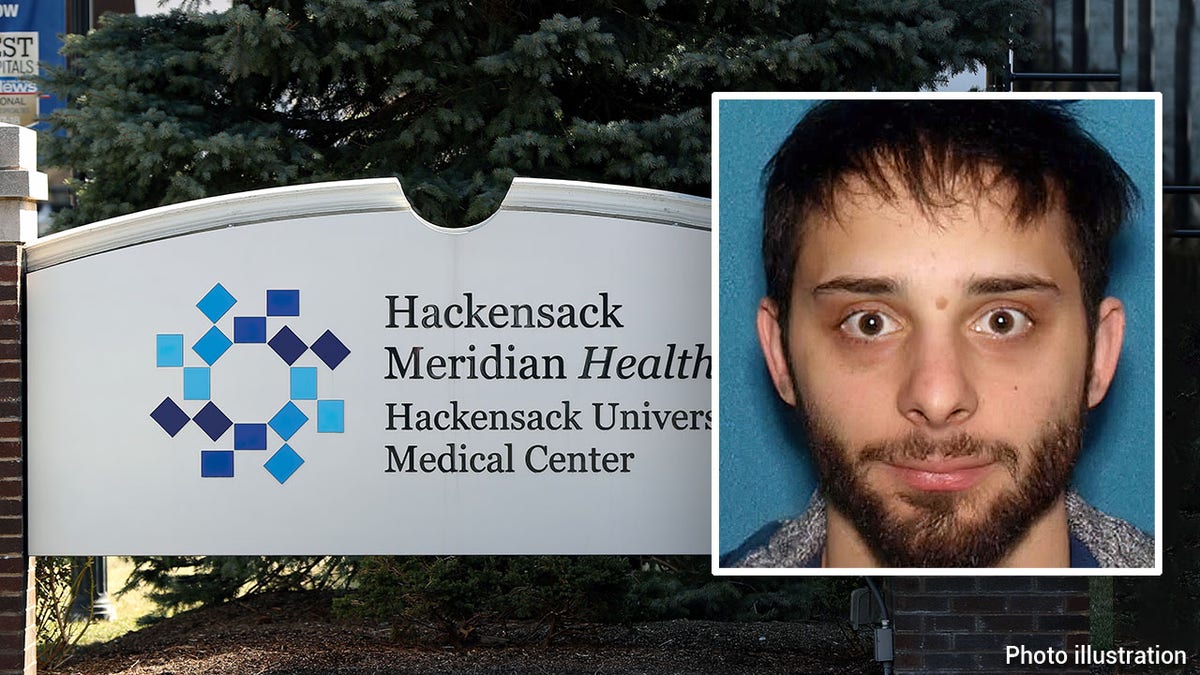 Hackensack University Medical Center's sign is seen due to New Jersey officials announced that a 32-year-old man from town of Fort Lee have tested positive for COVID-19, in New Jersey, United States on March 5, 2020. The patient has been quarantined as the State's first officially confirmed case at the Hackensack University Medical Center. (Tayfun Coskun/Anadolu Agency via Getty Images)