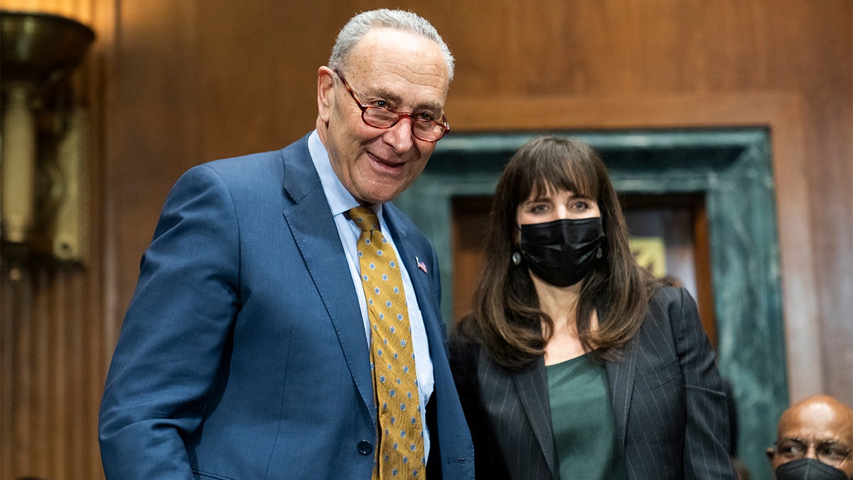 Schumer at hearing in Capitol building