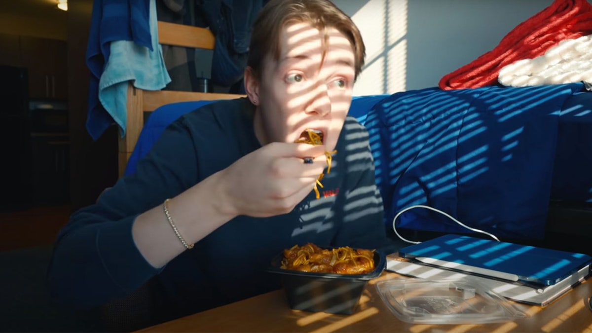 A screenshot of the YouTube video: "A student suspicious leftovers for lunch. This is what happened to his limbs"