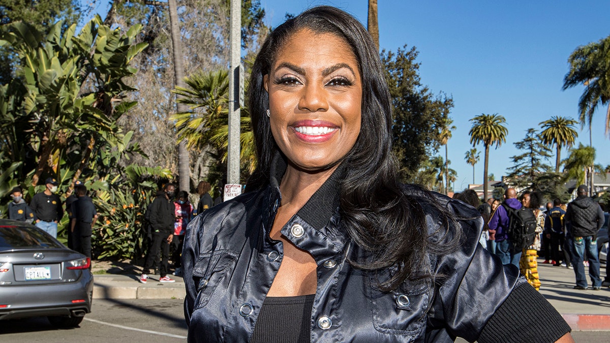 Author Omarosa Manigault Newman spoke with Fox News Digital about her time working with Donald Trump in the White House. She is pictured at the 42nd Annual Orange County Black History Parade on Feb. 5, 2022, in Anaheim, California.