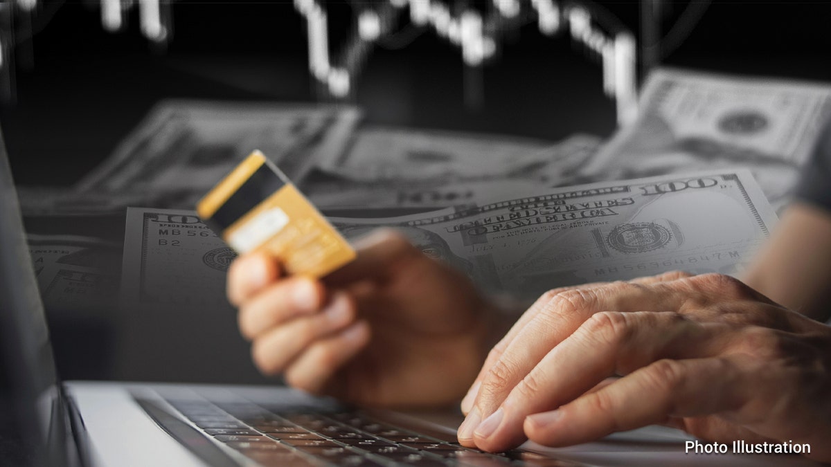 Massive scam spreading designed to trick you and steal your money 1 photo illustration of person holding a credit card shopping online