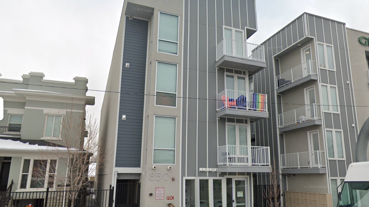 Salt Lake City police were called to this apartment last Sunday on a report of a "woman bleeding heavily." 