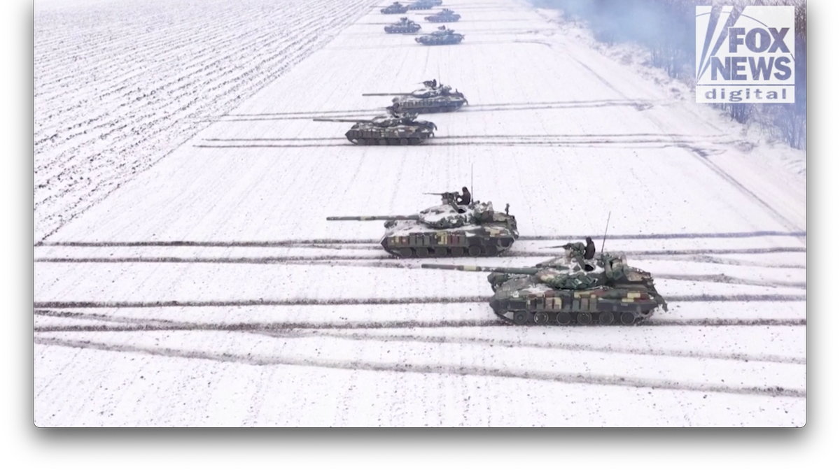 Ukraine military tanks