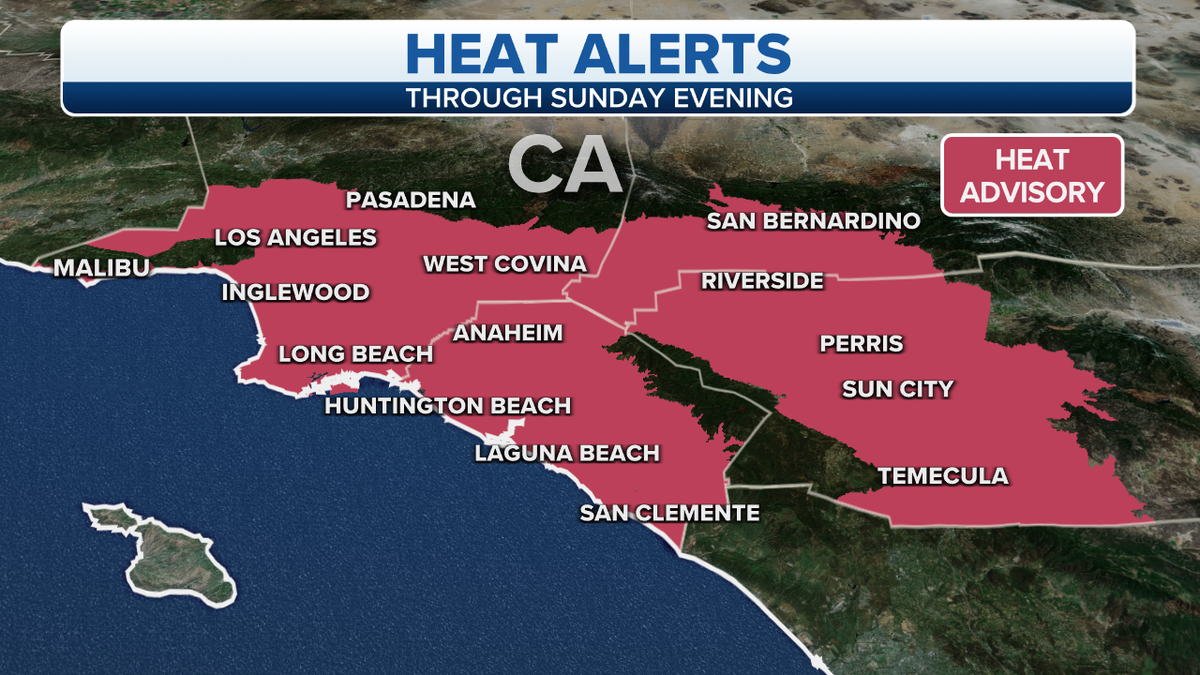 Southern California heat alerts