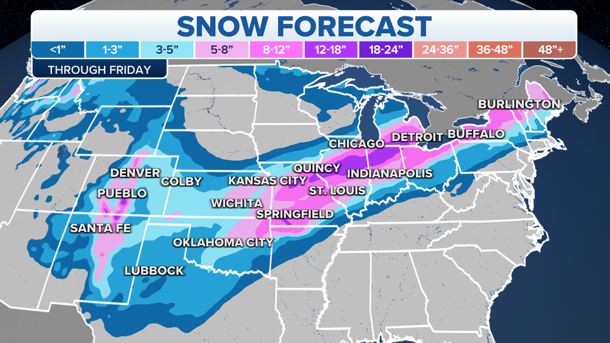 U.S. snow forecast