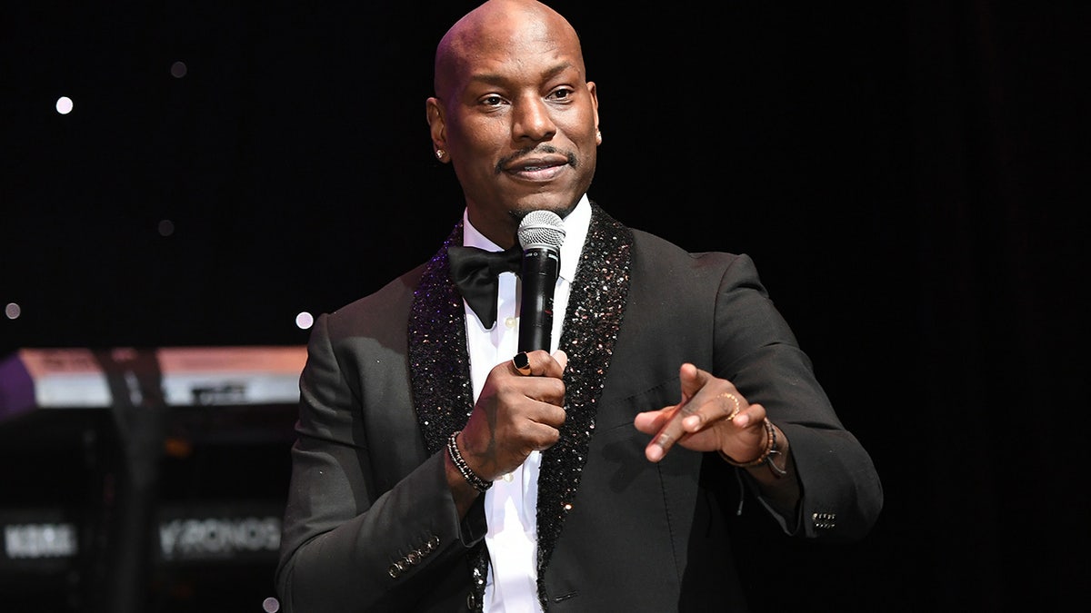 Tyrese Gibson speaks onstage during 36th Annual Atlanta UNCF Mayor’s Masked Ball at Atlanta Marriott Marquis on December 21, 2019 in Atlanta, Georgia. (Photo by Paras Griffin/Getty Images)