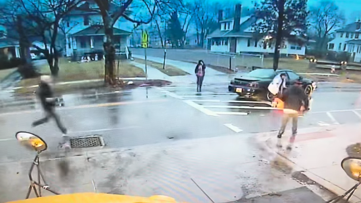 A Maryland police officer saved a child from being hit by a car on Friday, and instead took a hit herself.