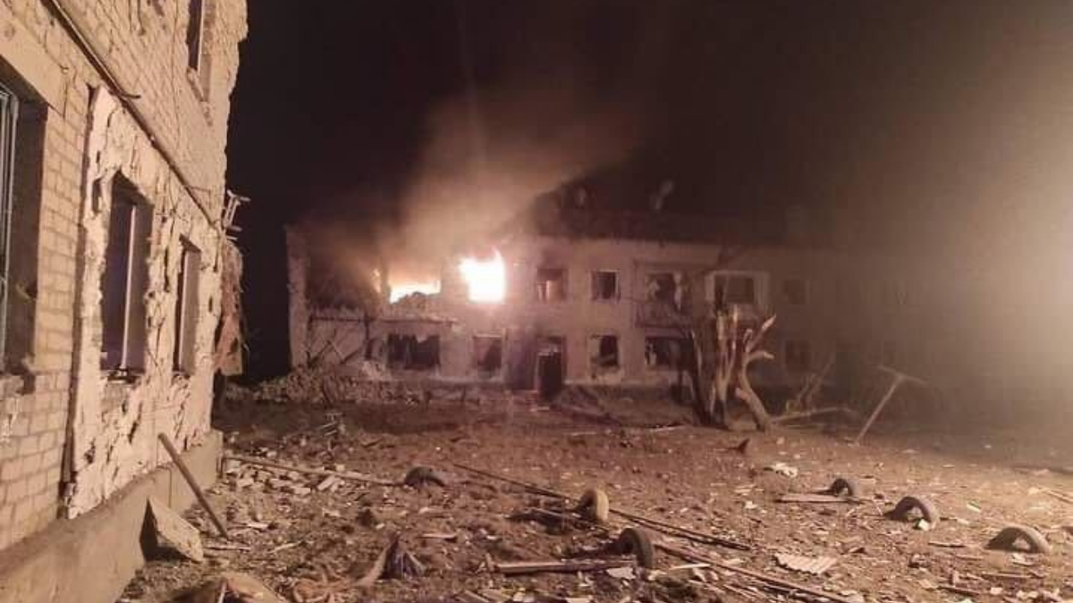 Several buildings in Starobilsk within the Luhansk Oblast region of Ukraine show significant damage because of shelling, according to images shared by the State Emergency Service of Ukraine.