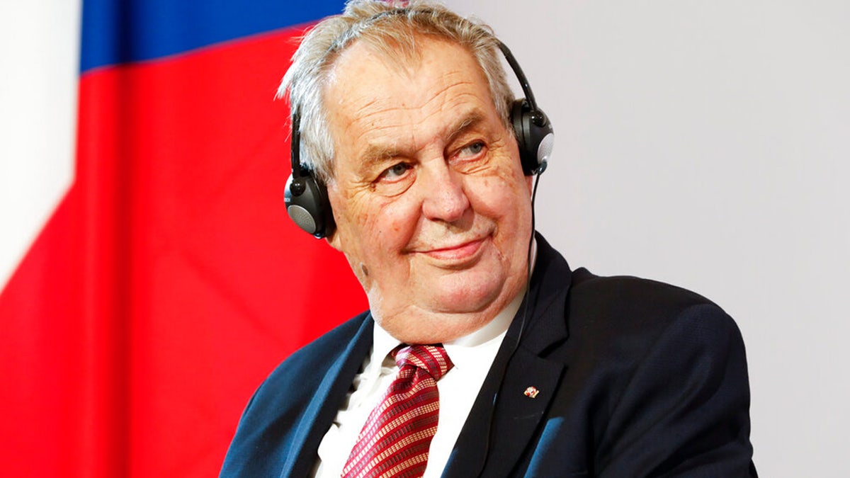 Czech President Milos Zeman 2021