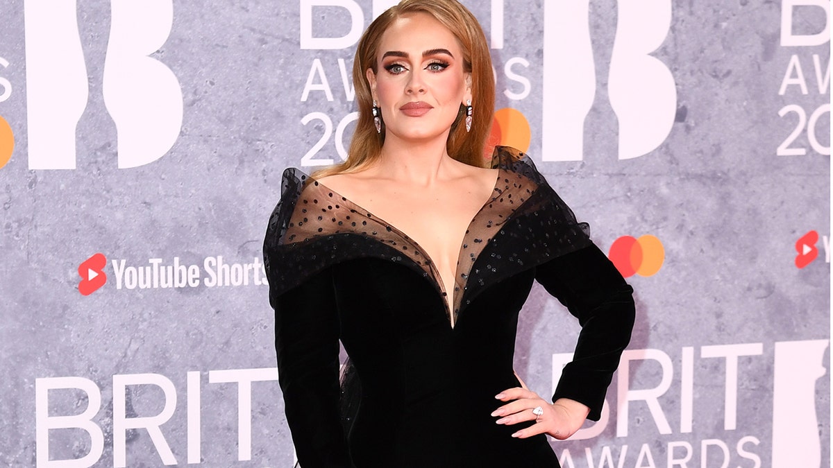 Adele The BRIT Awards red carpet