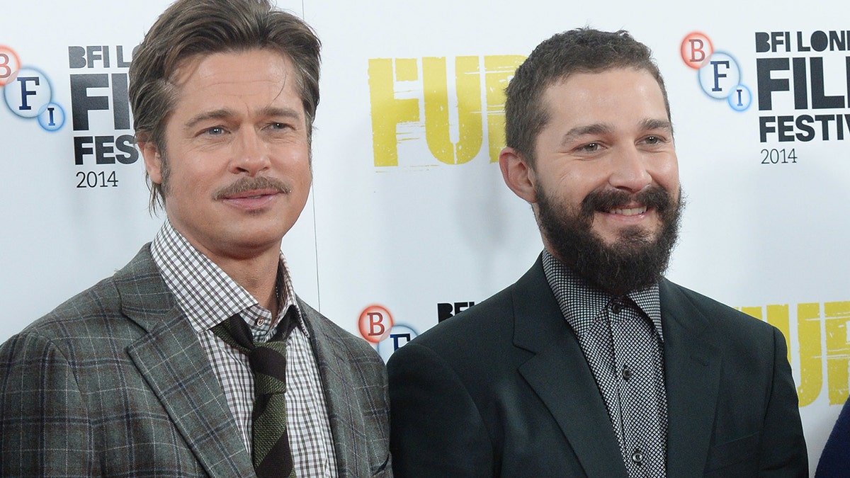 Brad Pitt and Shia LaBeouf