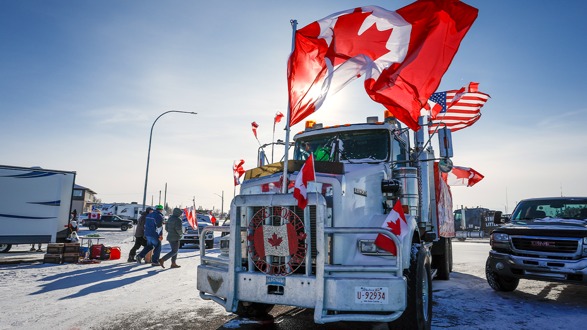 trucker protest in Canada 
