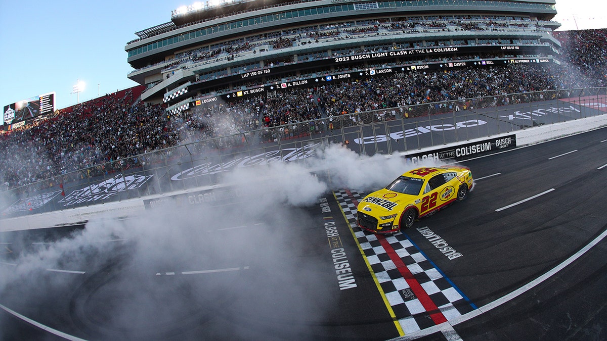 Logano had previously won the Clash in 2017 when it was held in Daytona.