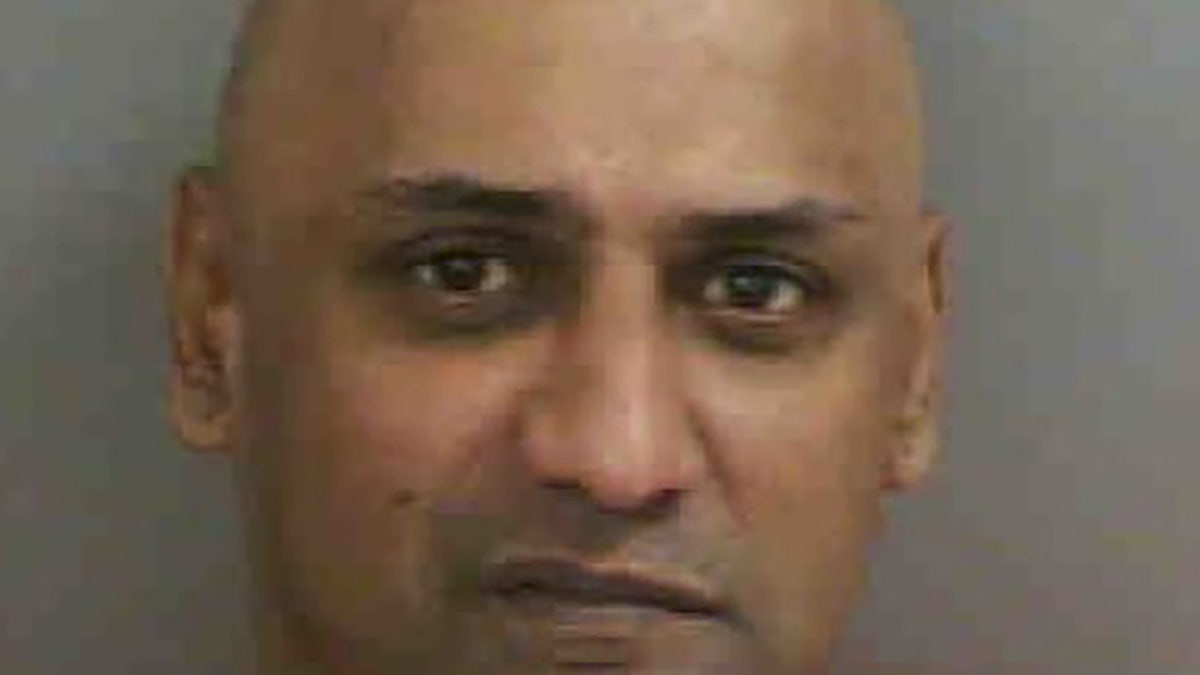 Enben Moodley, 40, of Naples, was arrested by deputies shortly after the incident on Sunday