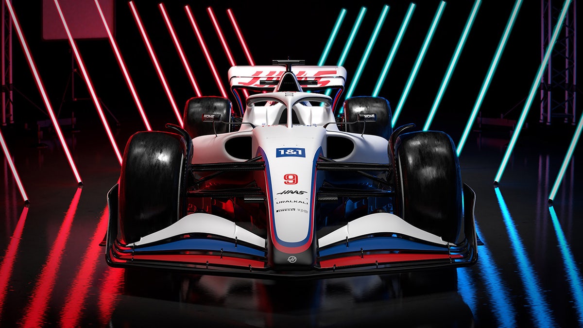 The 2022 Haas F1 car is the first to be revealed. It's white, red and blue livery  is representative of its primary sponsor, Russian fertilizer company Uralkali, rather than the American flag.