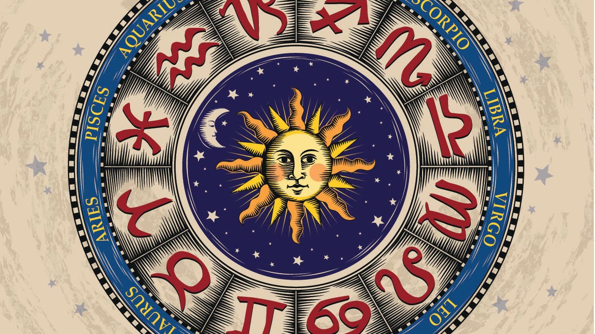 Astrology Wheel Zodiac Color 3