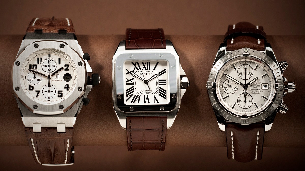 Three luxury watches in a row. The victim was reportedly robbed of his Cartier watch.?