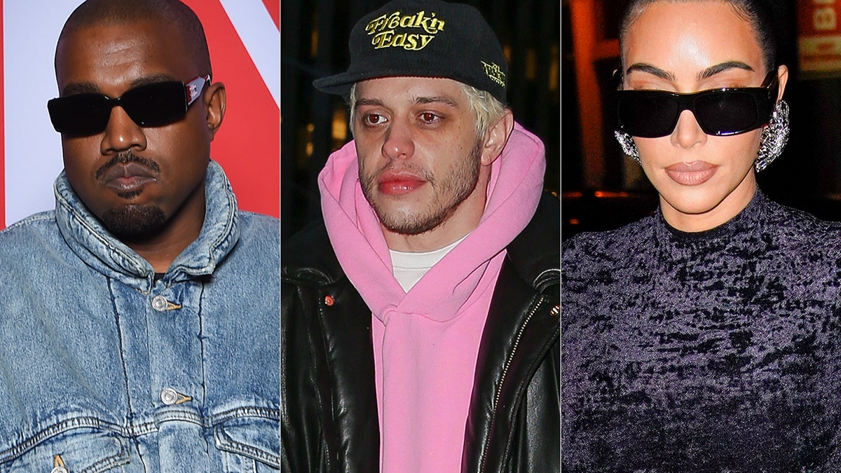 Kanye West Pete Davidson Kim Kardashian