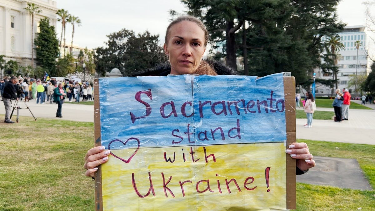 Ukrainian demonstration in California
